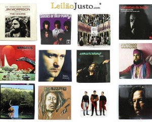 Leilão Online de Discos em Vinil