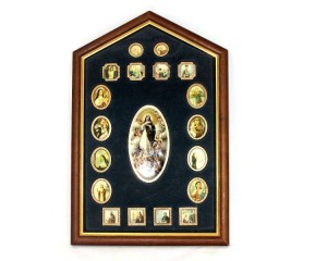 Leilão de Registo Religioso banhado a OURO (Arte-Sacra)