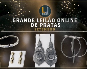 Grande Leilão Online de Pratas Setembro 2021