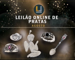 Leilão online de Pratas AGOSTO 2021