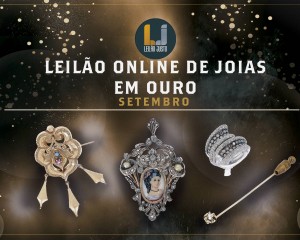 Leilão Online de Joias em OURO de Setembro de 2021