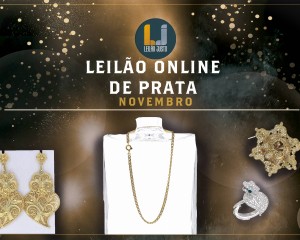 Leilão Online de PRATA de Novembro de 2021