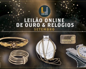 Leilão Online de Ouro & Relógios de Setembro 2021