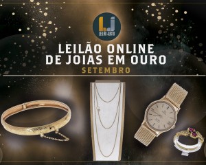 Leilão Online de Joias em Ouro de Setembro 2021