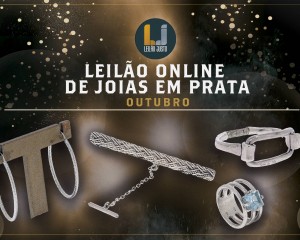 Leilão Online de Jóias em Prata - OUTUBRO 2021