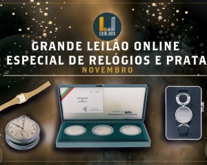 Grande Leilão Online Especial RELÓGIOS e PRATA de Novembro de 2021