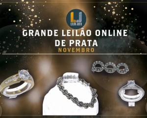 Grande Leilão Online de PRATA  - Novembro 2021