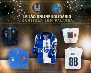 Leilão Online SOLIDÁRIO - Camisola com Palavra