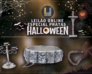 Leilão Online de PRATAS Especial HALLOWEEN 2021