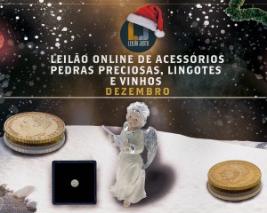 Leilão Online de ACESSÓRIOS, PEDRAS PRECIOSAS, LINGOTES & VINHOS de Dezembro de 2021