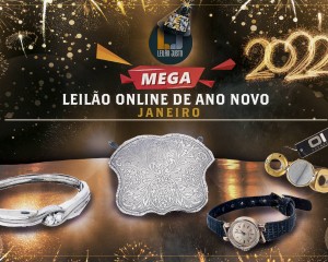 MEGA Leilão Online de ANO NOVO 2022 - Pratas & Relógios