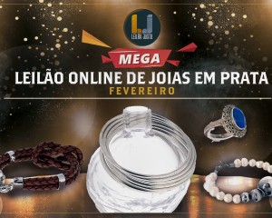 MEGA Leilão Online de Joias em PRATA - Fevereiro 2022