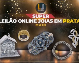 SUPER Leilão Online de JOIAS em PRATA de Maio de 2022