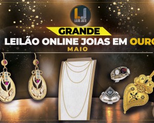 GRANDE Leilão Online de JÓIAS em OURO - Maio 2022