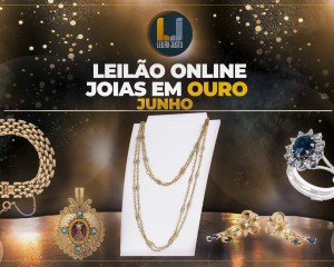 Leilão Online de Joias em OURO de Junho de 2022