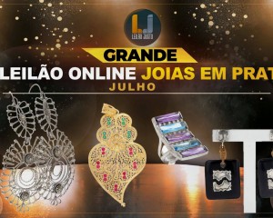 GRANDE Leilão Online de JOIAS EM PRATA - Julho 2022