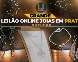 Grande Leilão Online de Joias em PRATA de Outubro de 2022