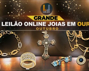 Grande Leilão Online de Joias em OURO de Outubro de 2022