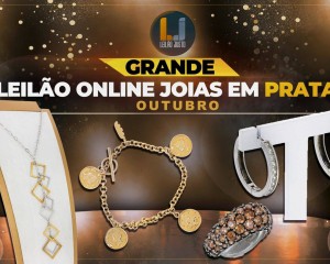 Grande Leilão Online de Joias em PRATA - Outubro 2022