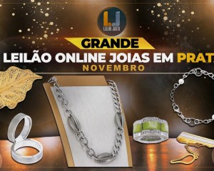 Grande Leilão Online de Joias em PRATA de Novembro de 2022