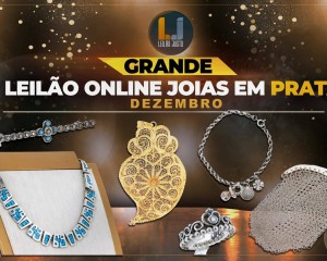 Grande Leilão Online de Joias em PRATA - Dezembro 2022