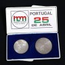 Moedas em PRATA 25 de Abril 1974