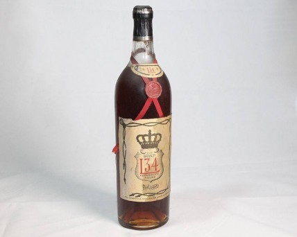 Garrafa de Brandy bastante antiga 