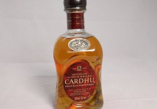 Garrafa de Whisky Single Malt Carduh 12 anos.