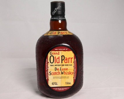  Garrafa de Whisky Old Parr de Luxe 12 anos - 1L.