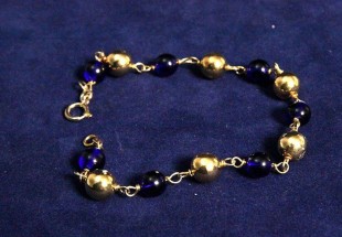 Pulseira de Prata banhada a Ouro