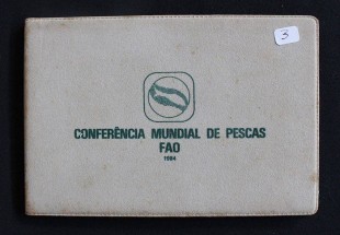  Moeda 'Brilhante não circulada' de 250$00 alusiva á Conferencia mundial de PESCAS - Fao, em carteira devidamente lacrada