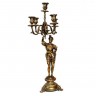 Candelabro em Bronze Dourado