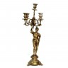 Candelabro em Bronze Dourado