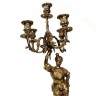 Candelabro em Bronze Dourado