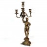 Candelabro em Bronze Dourado