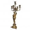 Candelabro em Bronze Dourado