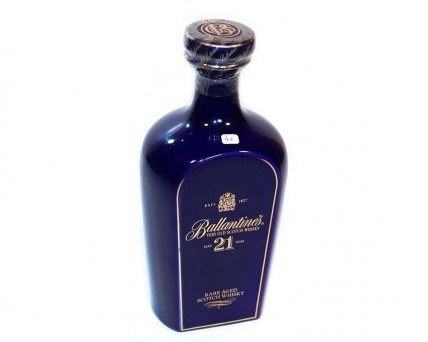  Garrafa de Whisky Ballantine's 21 anos Rare Aged