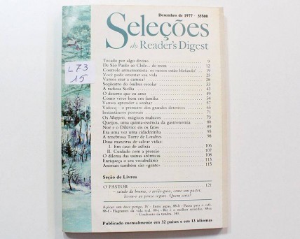 Seleções do Rider's Digest Dezembro de 1977.