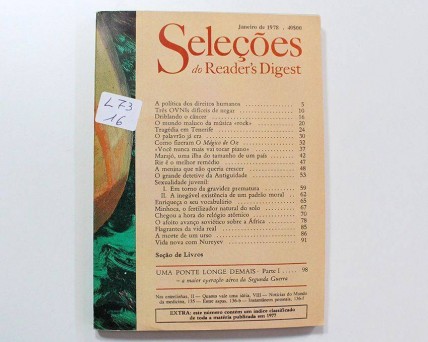  Seleções do Rider's Digest Janeiro de 1978.