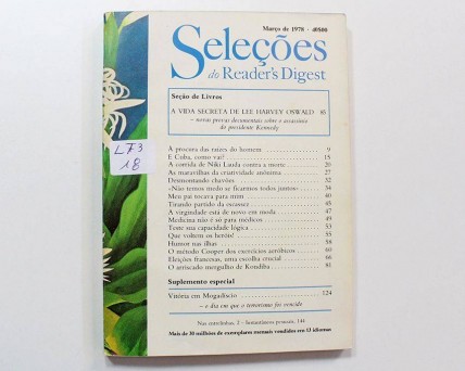 Seleções do Rider's Digest  Março de 1978.