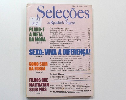 Seleções do Rider's Digest  Março de 1984.