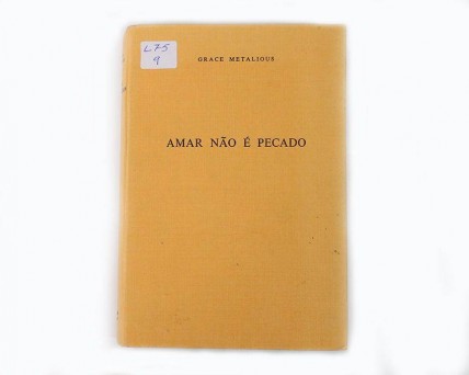 Livro Antigo.  GRACE METALIOUS