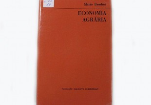 Livro Antigo. ECONOMIA AGRÁRIA.