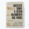 Livro Antigo. ENCÍCLICA SOBRE O DESENVOLVIMENTO DOS POVOS.