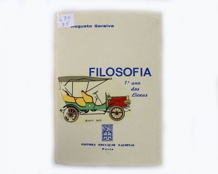 Livro Antigo. FILOSOFIA, 7º ANO DOS LICEUS.