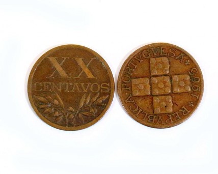 XX CENTAVOS- BRONZE