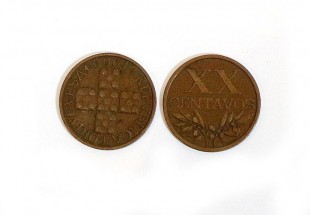 XX CENTAVOS- BRONZE 