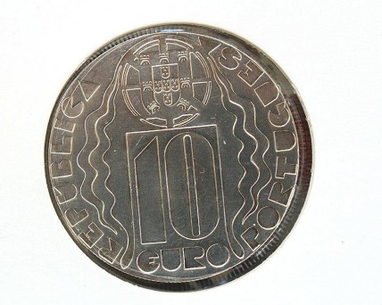 2 Moedas em PRATA 10€ euros de 2003 e 2004