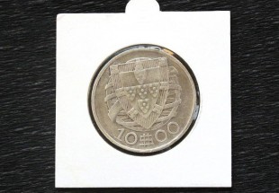 Moeda em PRATA 10$ Escudos de 1933