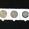 3 Moedas em PRATA 5$ 10$ e 20$ escudos de 1960